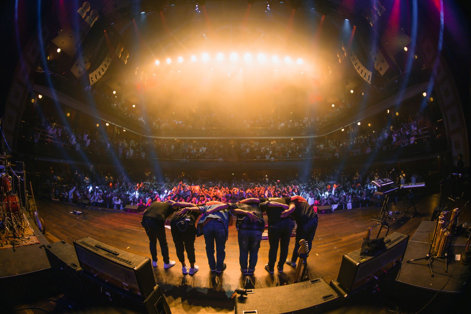 03 Nepathya band members bow down to the audience as they close their Toronto concert. Photo-Dipit Raz-Nepalaya.jpg